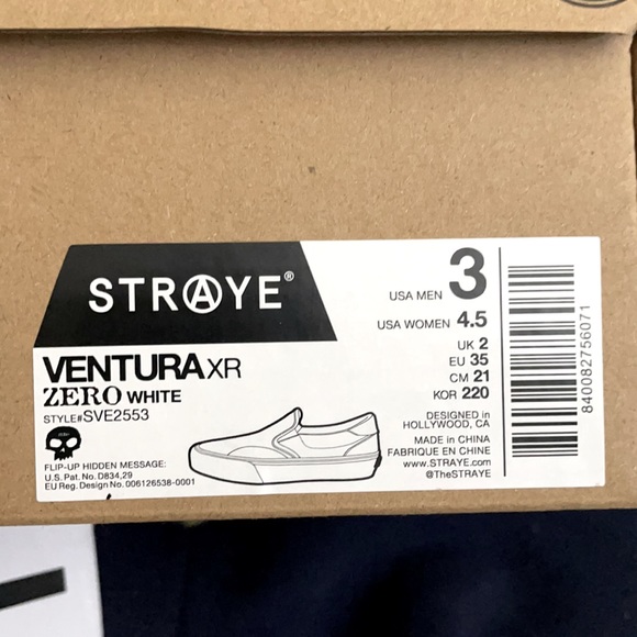 NWT - STRAYE VENTURA XZ ZERO - wht 3M/4.5W - Picture 4 of 5